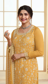 Stunning Salwar Suit in Mustard Colour